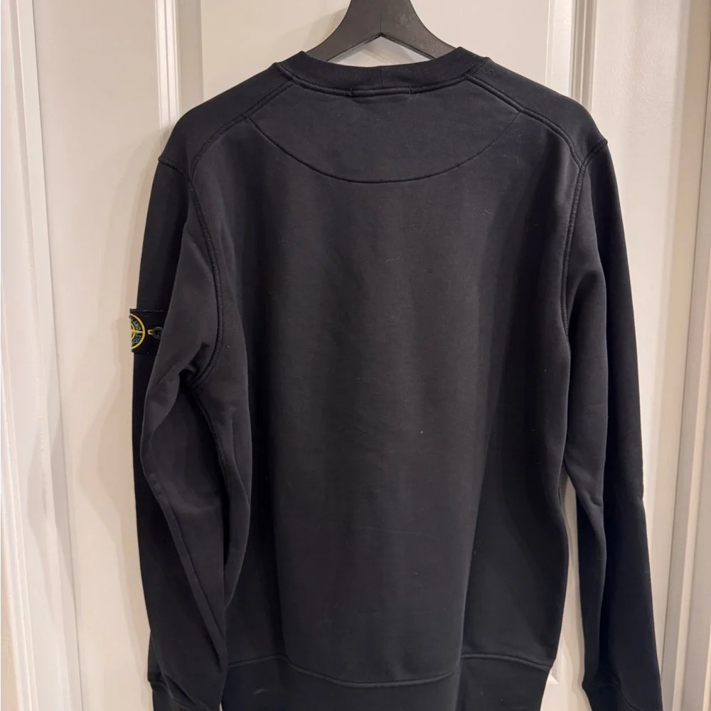 Stone Island Black Crewneck Sweater - Picture 2 of 5